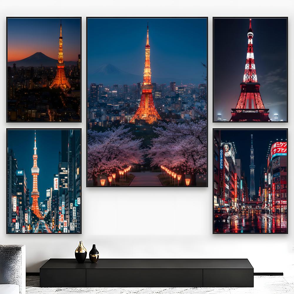 Tokyo Kulesi Gece Görünümü Sim - Home Decor Tokyo incelemesi ve fiyatı
