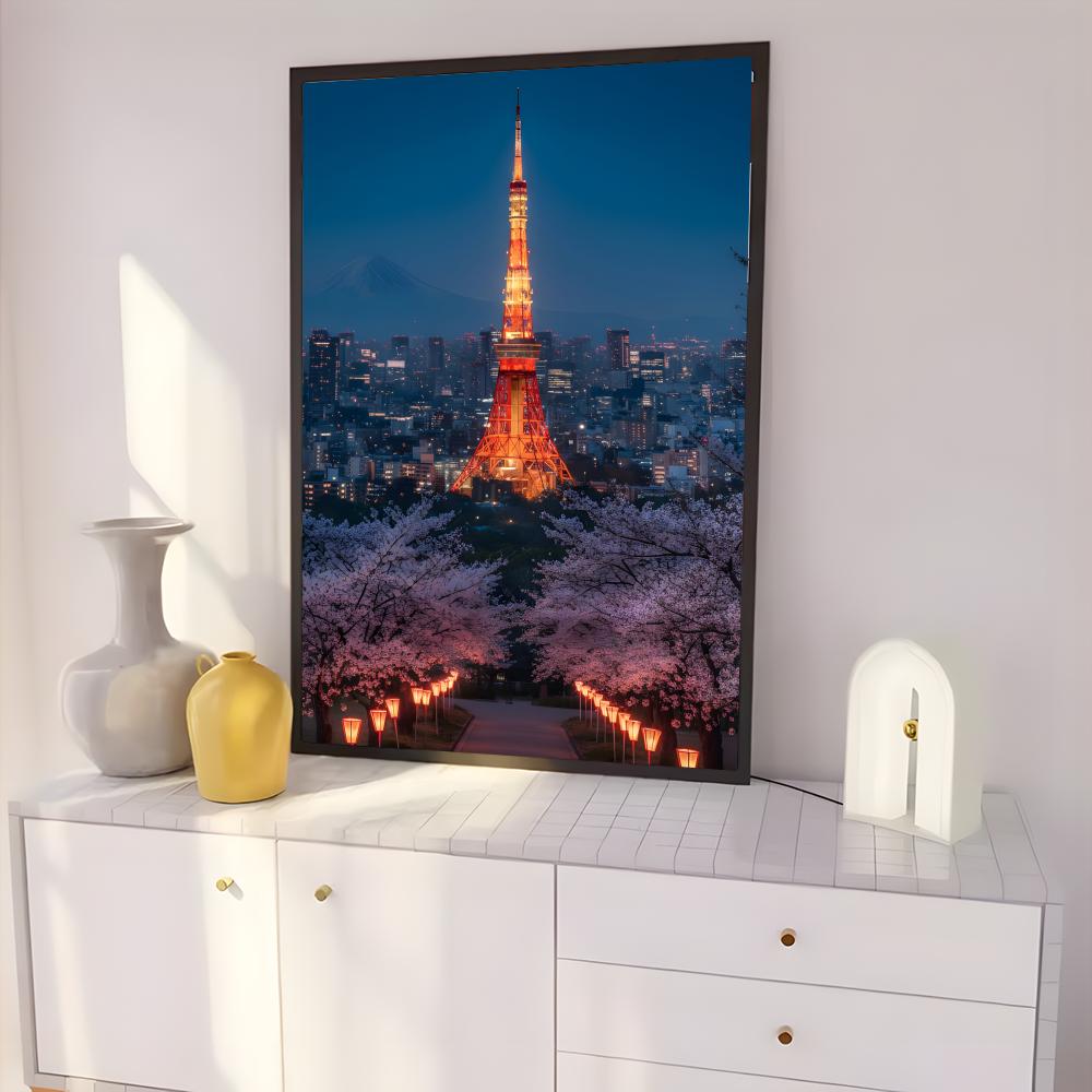 Tokyo Kulesi Gece Görünümü Sim - Home Decor Tokyo incelemesi ve fiyatı