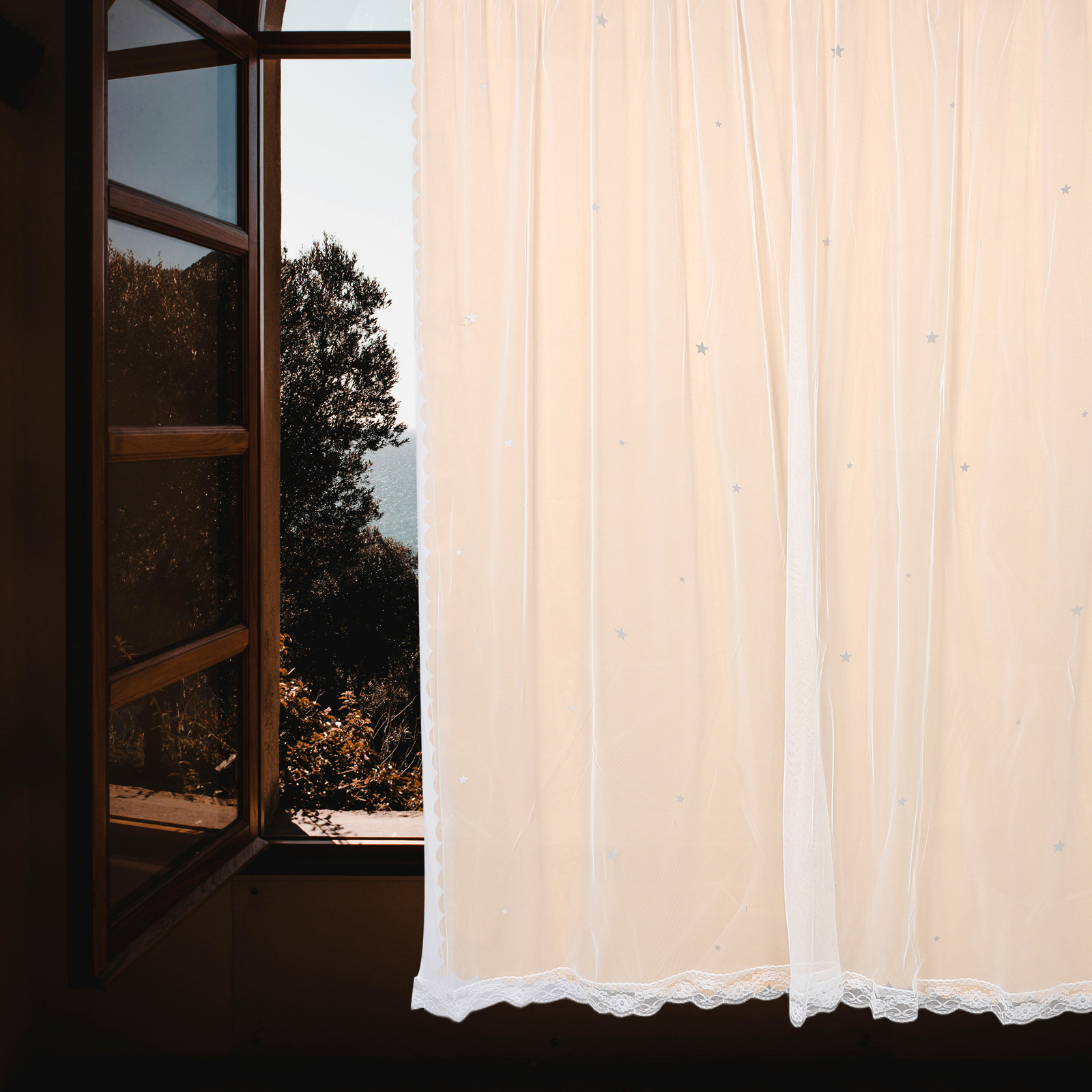 Yıldız Desenli Karartma Perdel - Home Decor Curtains incelemesi ve fiyatı