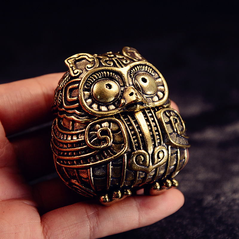 Antik Pirinç Sevimli Baykuş Kü - Home Decor Humacao incelemesi ve fiyatı