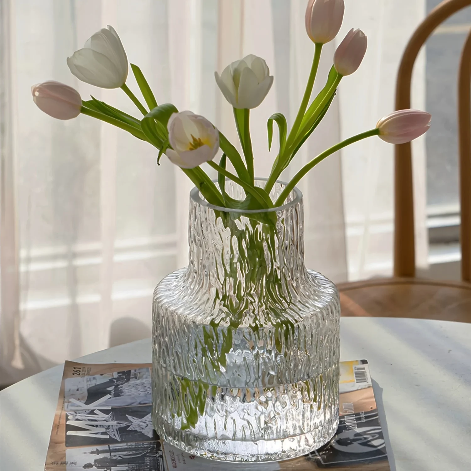 Geniş Ağızlı Çiçek Aranjmanlar - Glass Vase Nordic incelemesi ve fiyatı