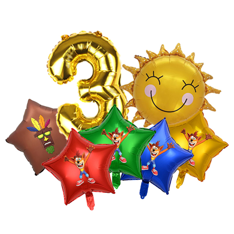 Crash Bandicoot Lateks Balon S - Home Decor Games incelemesi ve fiyatı
