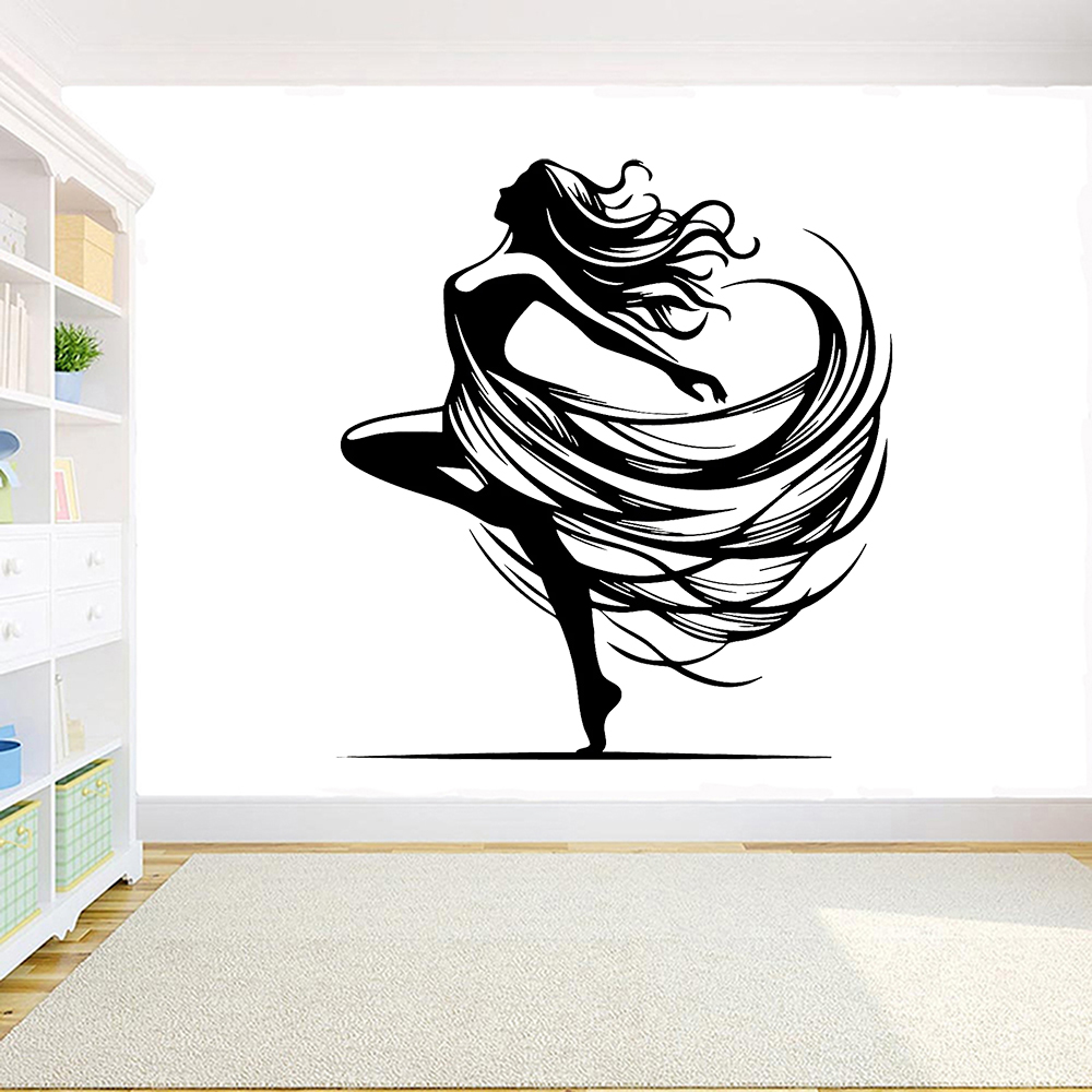 Dans eden kadın duvar çıkartma - Home Decor Vinyl Flooring incelemesi ve fiyatı