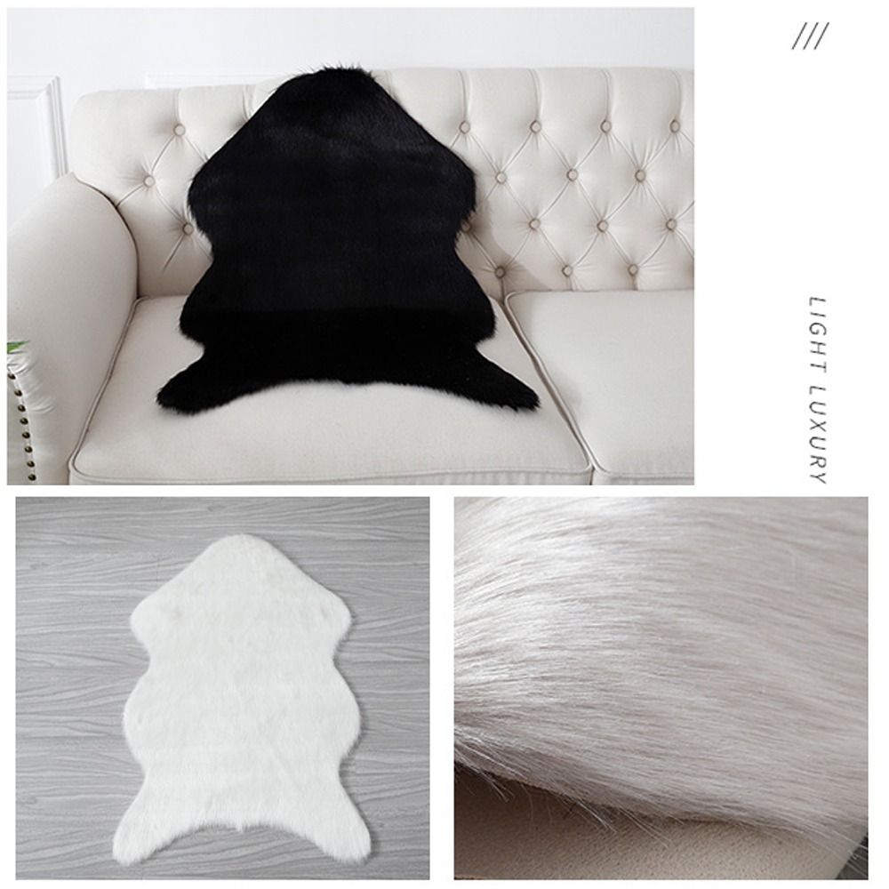 40x60cm yeni halı peluş yumuşa - Cowhide Rug Faux incelemesi ve fiyatı