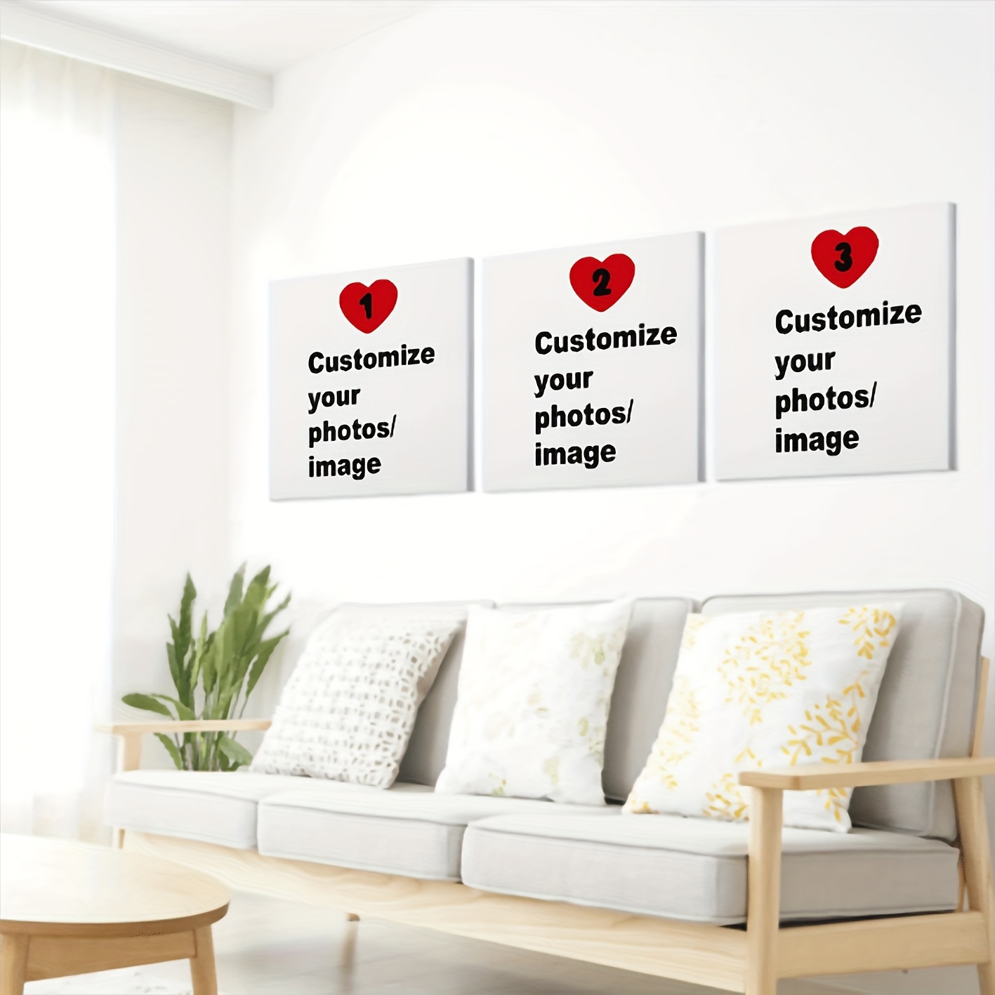 3'lü/set Özel Kare Kanvas Post - Home Decor Foto incelemesi ve fiyatı