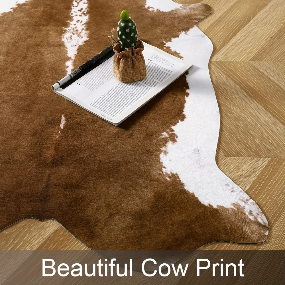 Amerikan Tarzı Suni Kürk İnek  - Cowhide Rug Faux incelemesi ve fiyatı