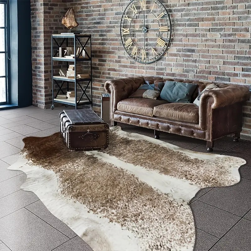 Amerikan Tarzı Suni Kürk İnek  - Cowhide Rug Faux incelemesi ve fiyatı