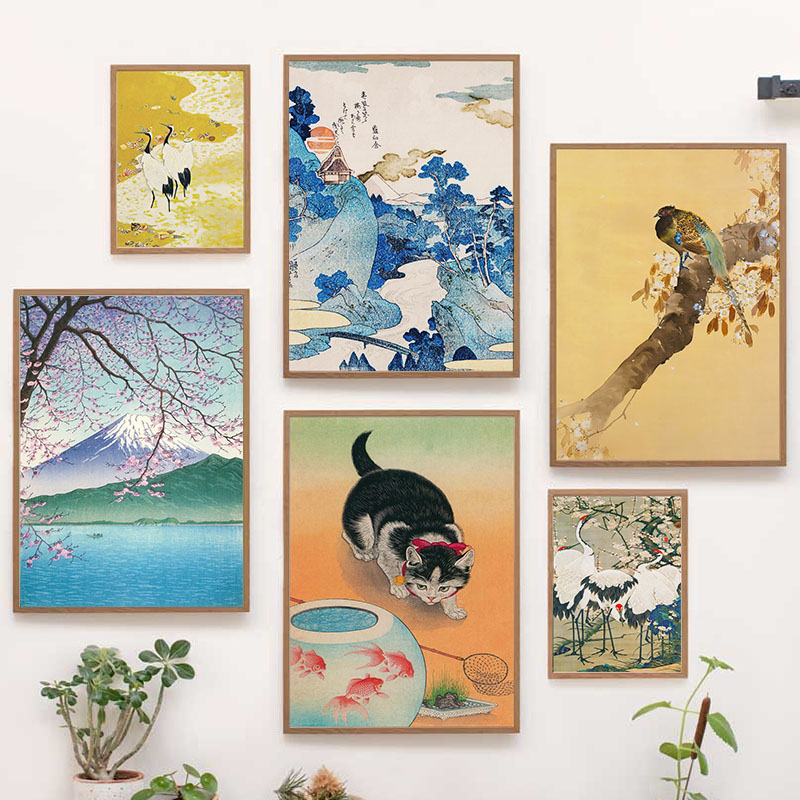 Japon Katsushika Hokusai tuval - Home Decor Japandi incelemesi ve fiyatı