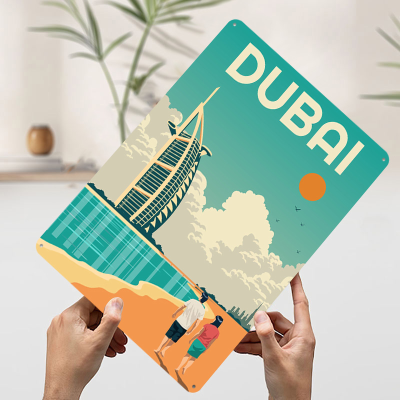 Dubai Seyahat Baskılı Poster Ö - Home Decor Dubai incelemesi ve fiyatı