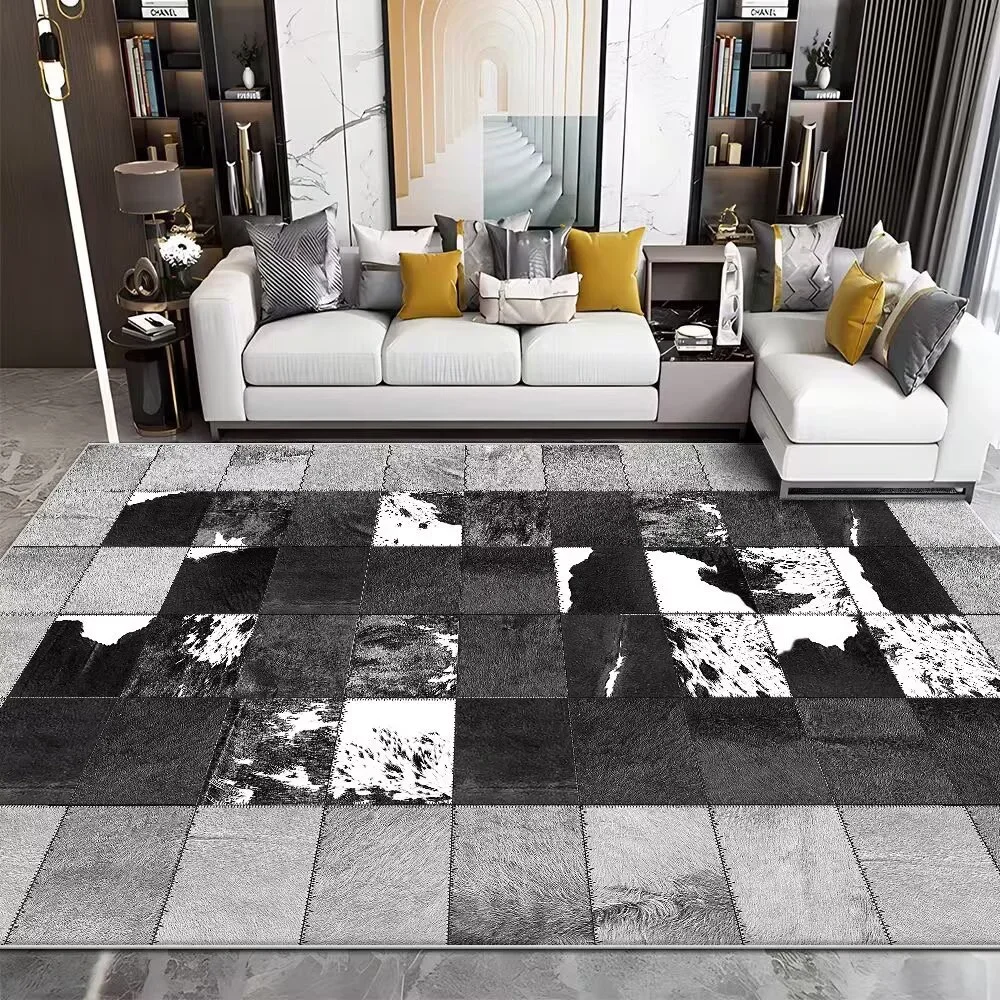 Modern taklit dana lüks oturma - Cowhide Rug Faux incelemesi ve fiyatı