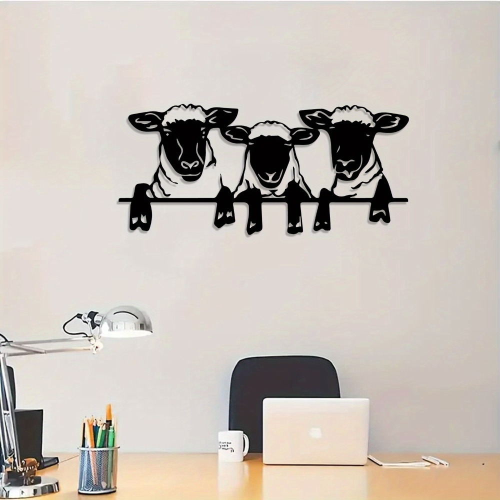 1 adet demir koyun duvar sanat - Home Decor Rustic incelemesi ve fiyatı