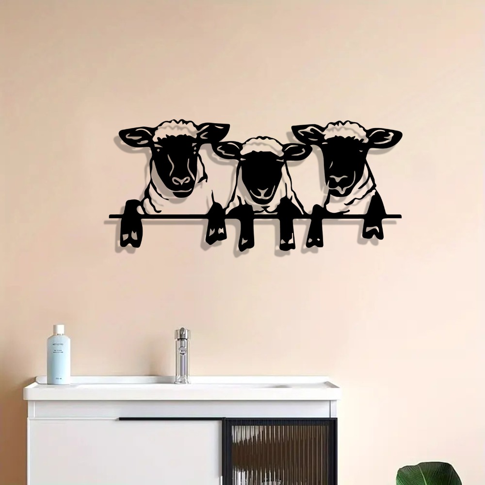 1 adet demir koyun duvar sanat - Home Decor Rustic incelemesi ve fiyatı