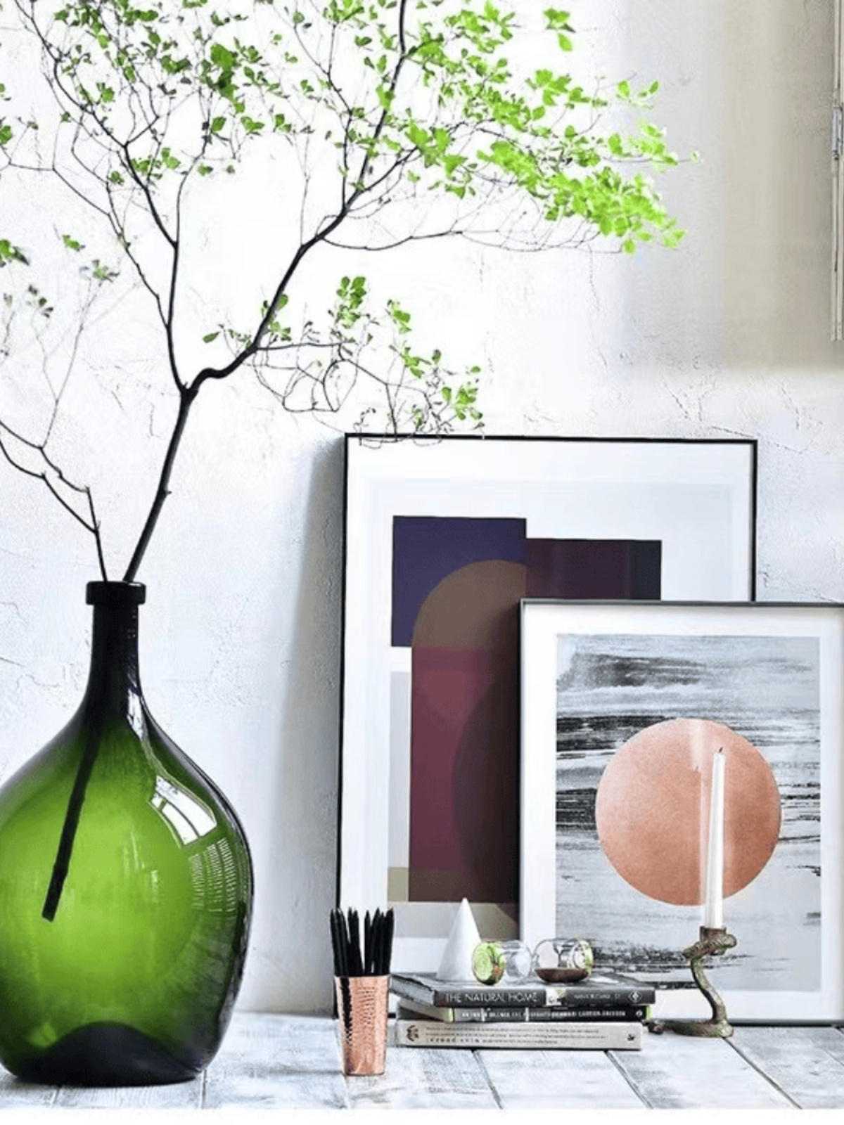 El Yapımı Küçük Ağızlı Geniş G - Glass Vase Nordic incelemesi ve fiyatı