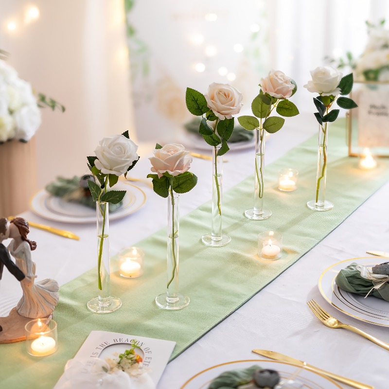 4 Adet İnce Düz Cam Vazolar Mo - Glass Vase Nordic incelemesi ve fiyatı